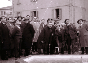Inaugurazione della fontana di Toano, 1963